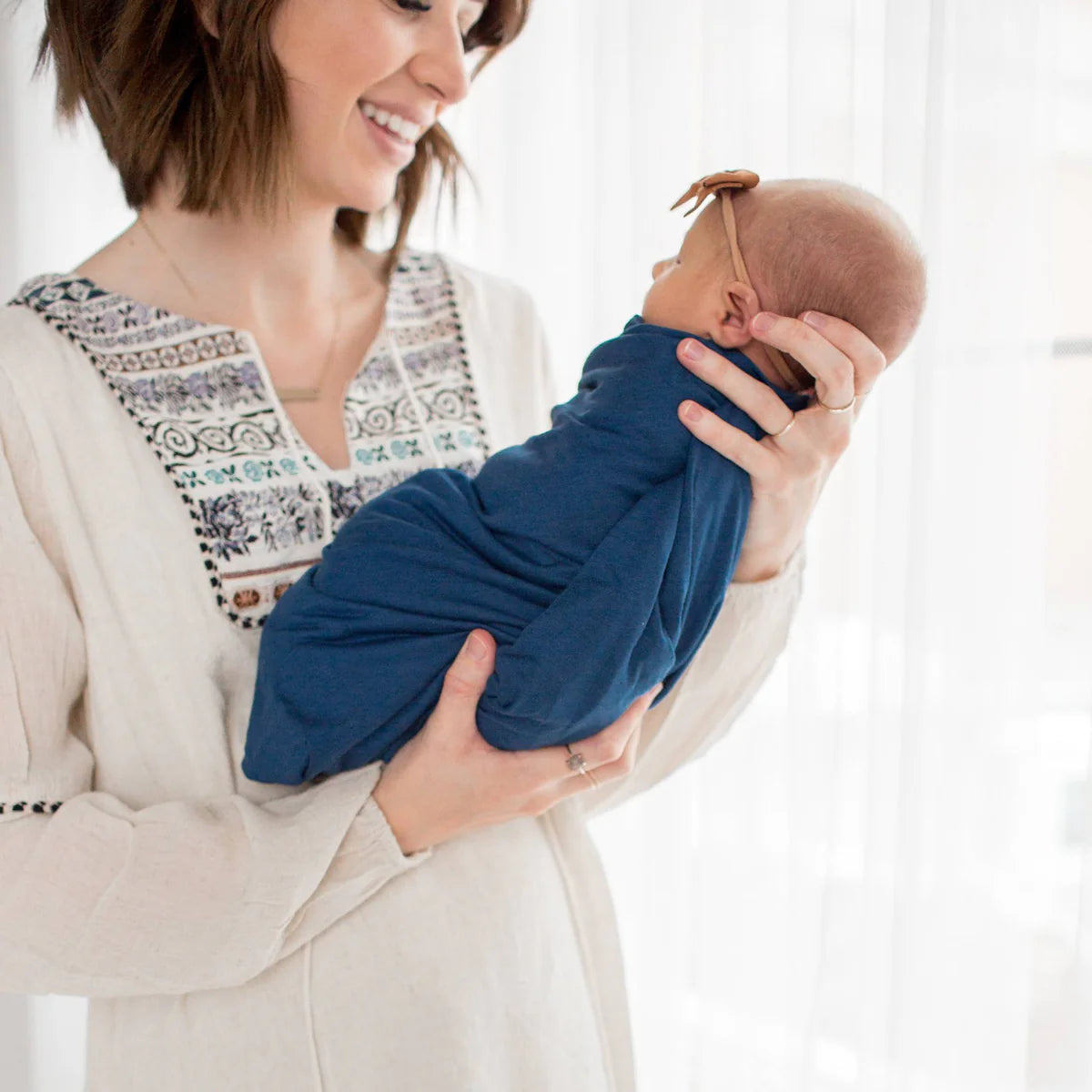 River Knit Swaddle Blanket