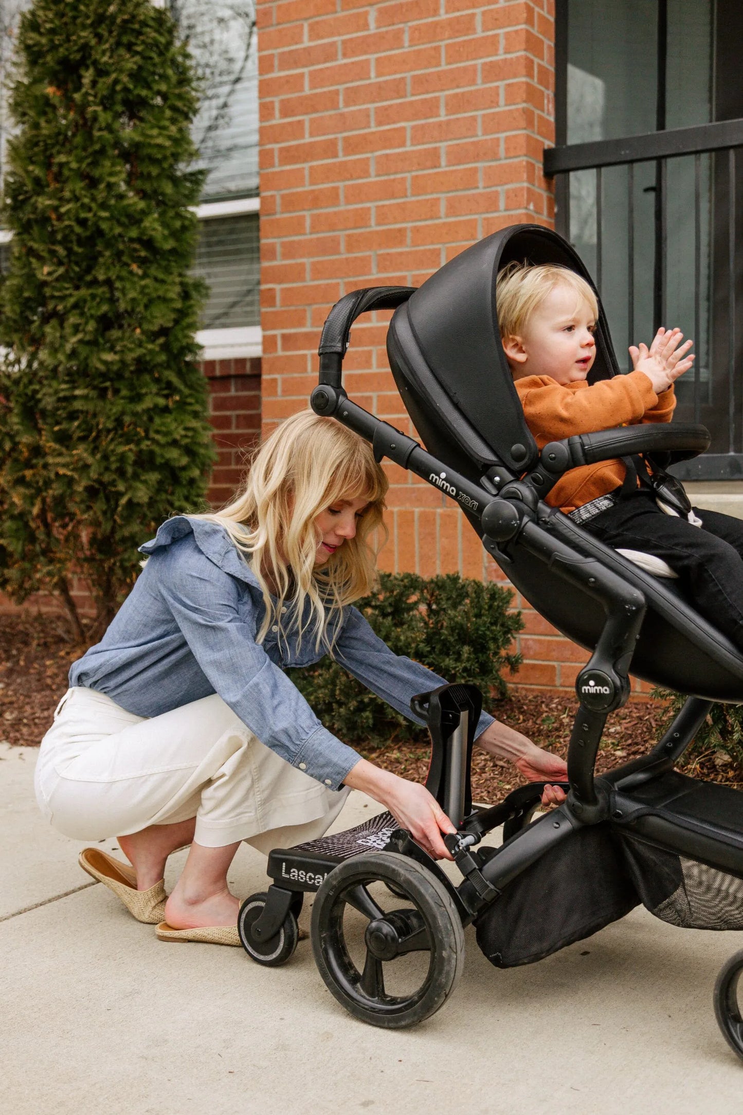 BuggyBoard Maxi+ Black With Grey Saddle Seat