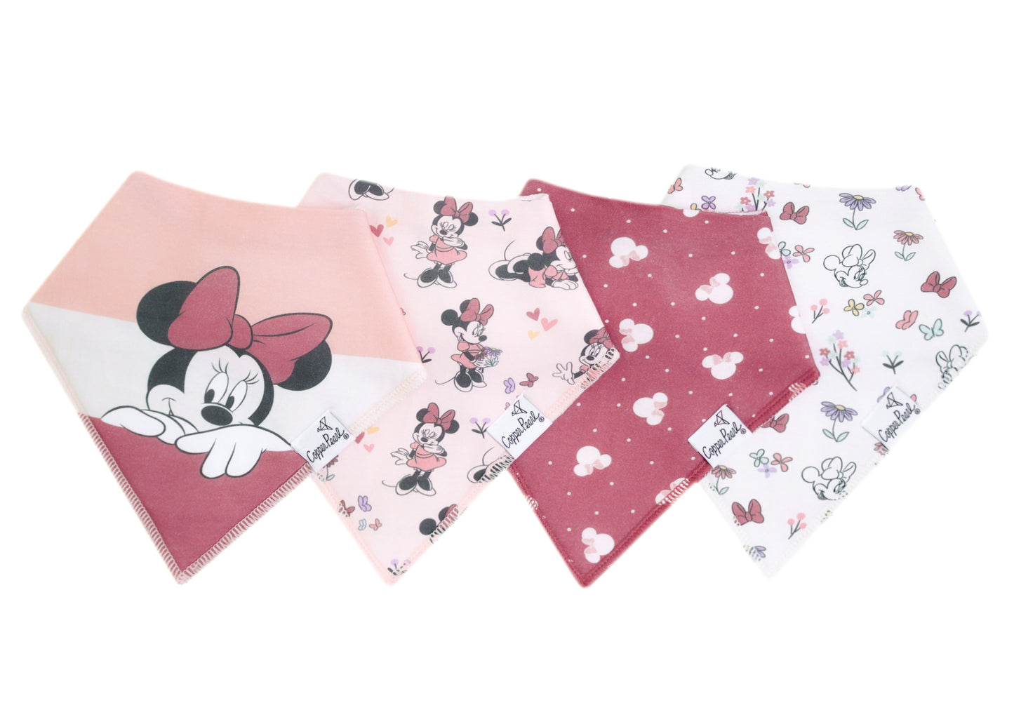 Minnie Mouse Bandana Bib Set