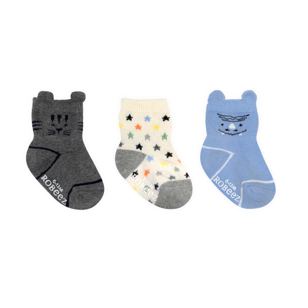 Hunter & Rhyo 3-Pack Baby Socks
