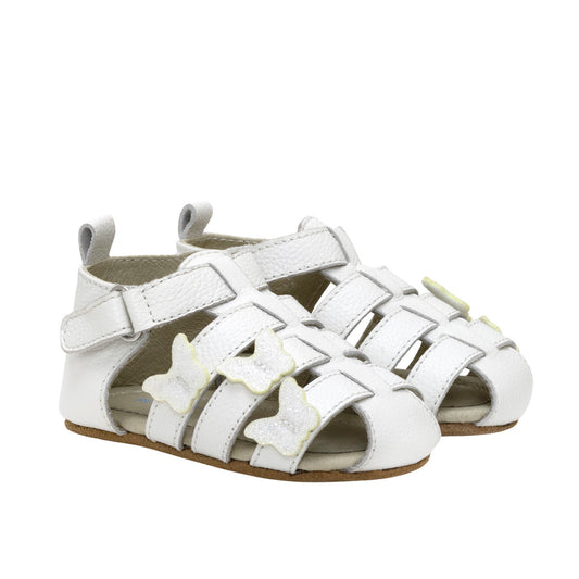 Mariposa First Kicks Sandals in White