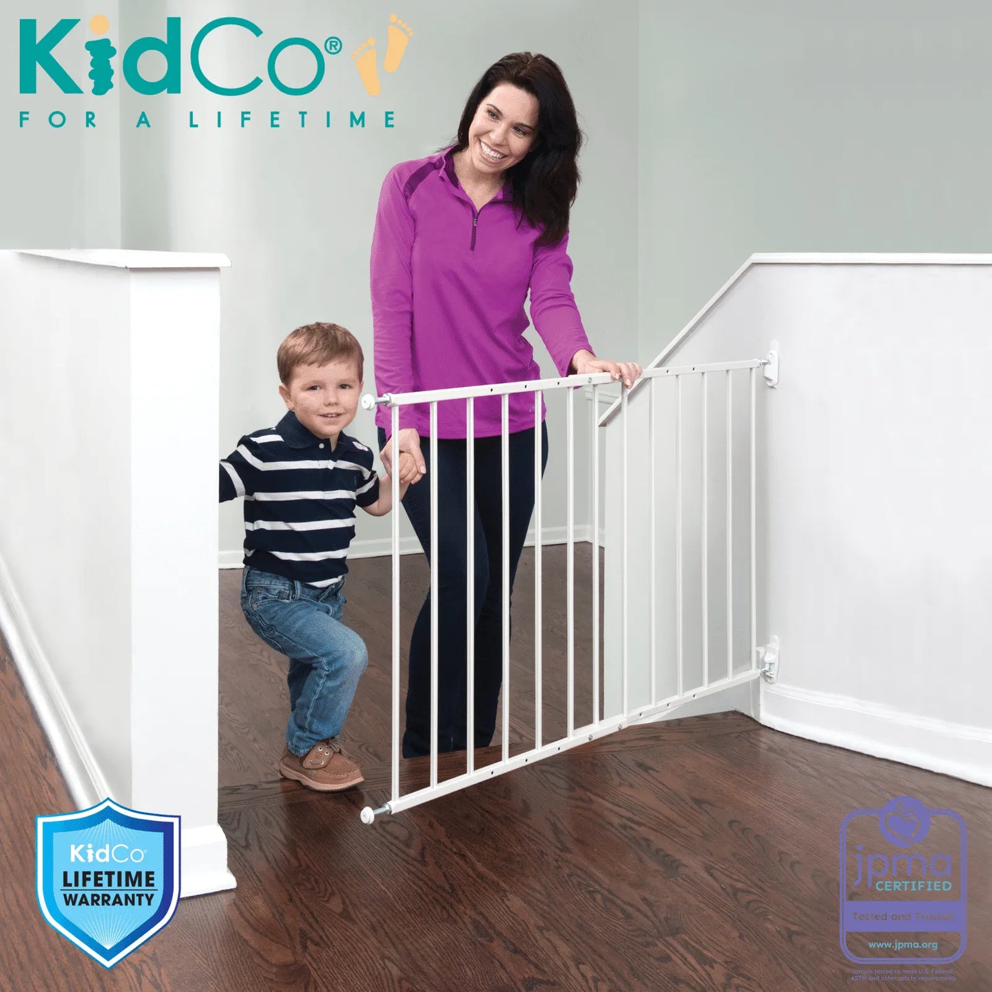 Quick Install Safeway® Top of Stair Baby Safety Gate