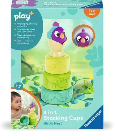 3-in-1 Stacking Cups Bird's Nest