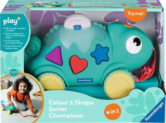 4-in-1 Colour and Shape Sorter Chameleon