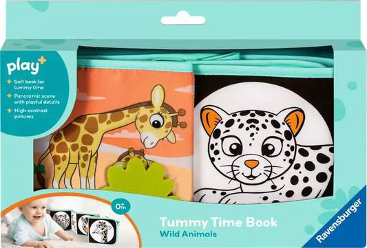 Tummy Time Book Wild Animals