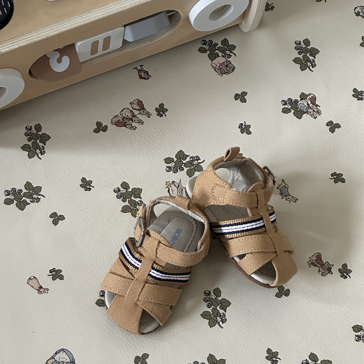 Stuart First Kicks Sandals in Tan
