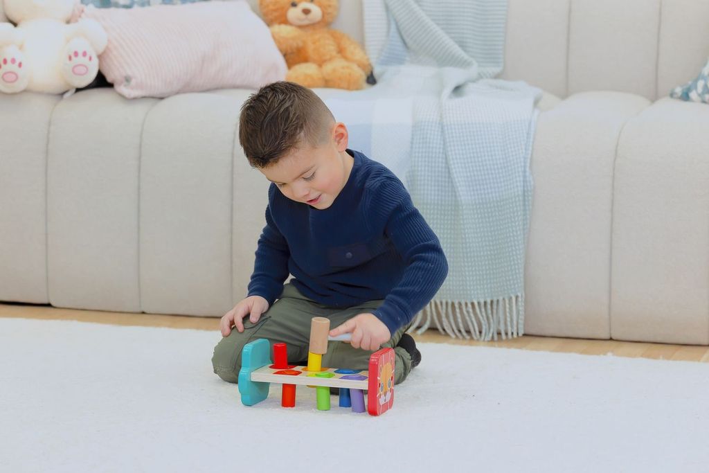 Tap & Learn Wooden Hammer Bench