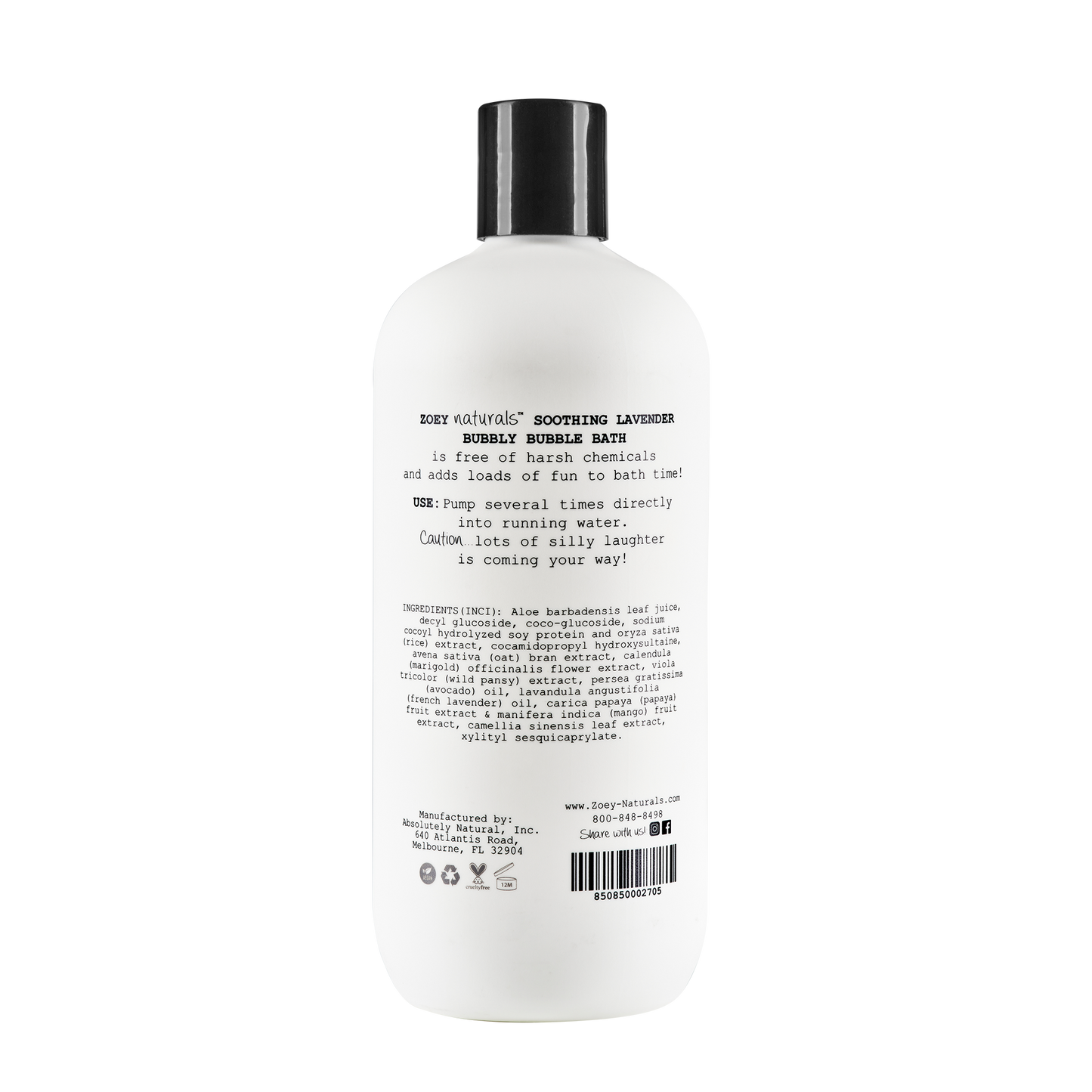 Soothing Lavender Bubbly Bubble Bath 17 fl oz