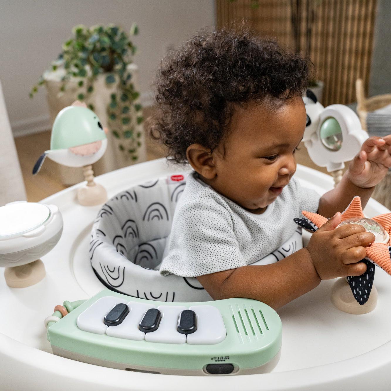 Tiny Love 5-in-1 Black & White Stationary Activity Center