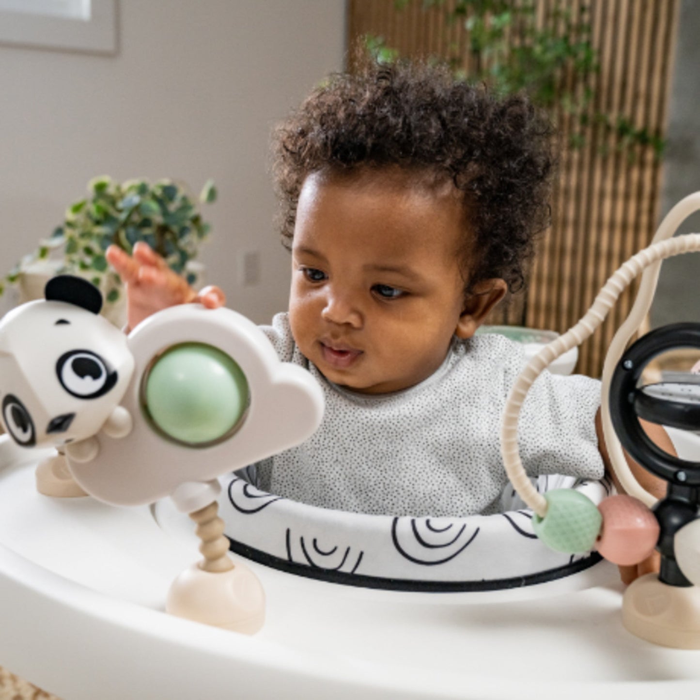 Tiny Love 5-in-1 Black & White Stationary Activity Center