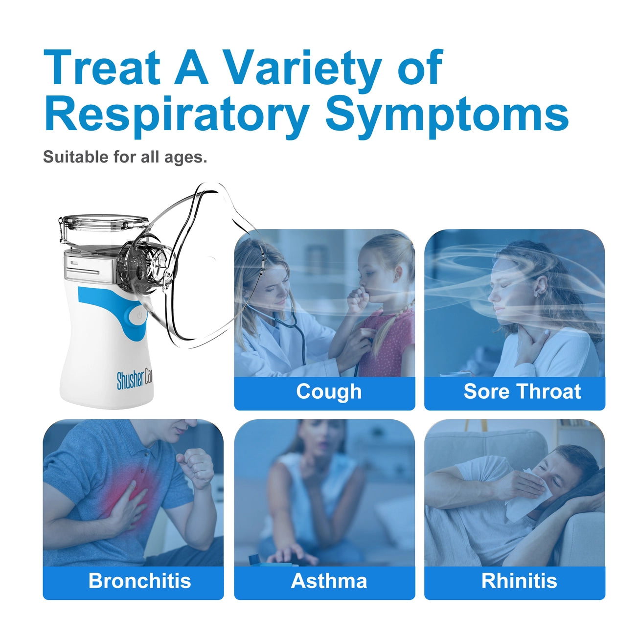 Shusher Care Nebulizer - Ultra Fine Mist