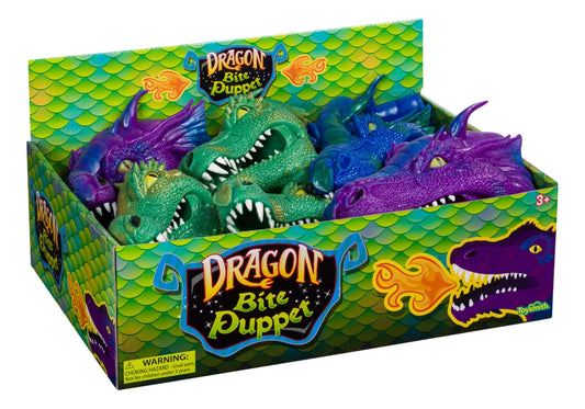Toysmith Dragon Bite Puppet Asst.-Hand Puppet Toy