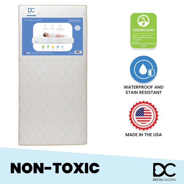 Morning Dove Dual Sided Crib And Toddler Mattress