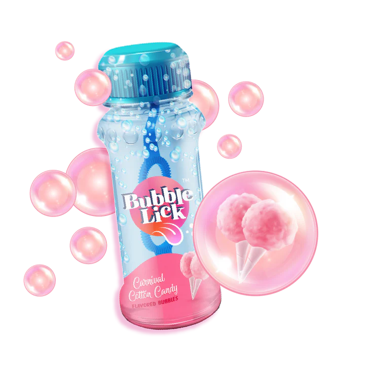 BubbleLick Cotton Candy Flavored Bubbles You Can Lick