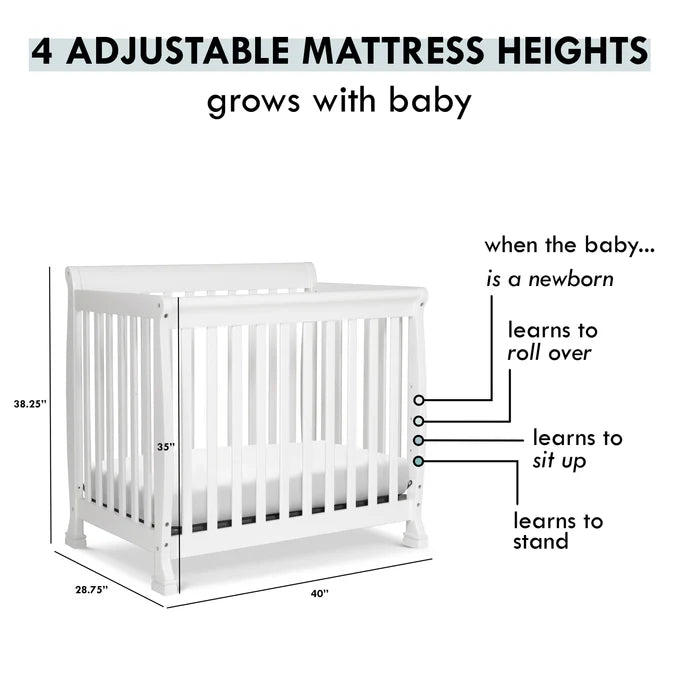 Kalani 4-in-1 Convertible Mini Crib