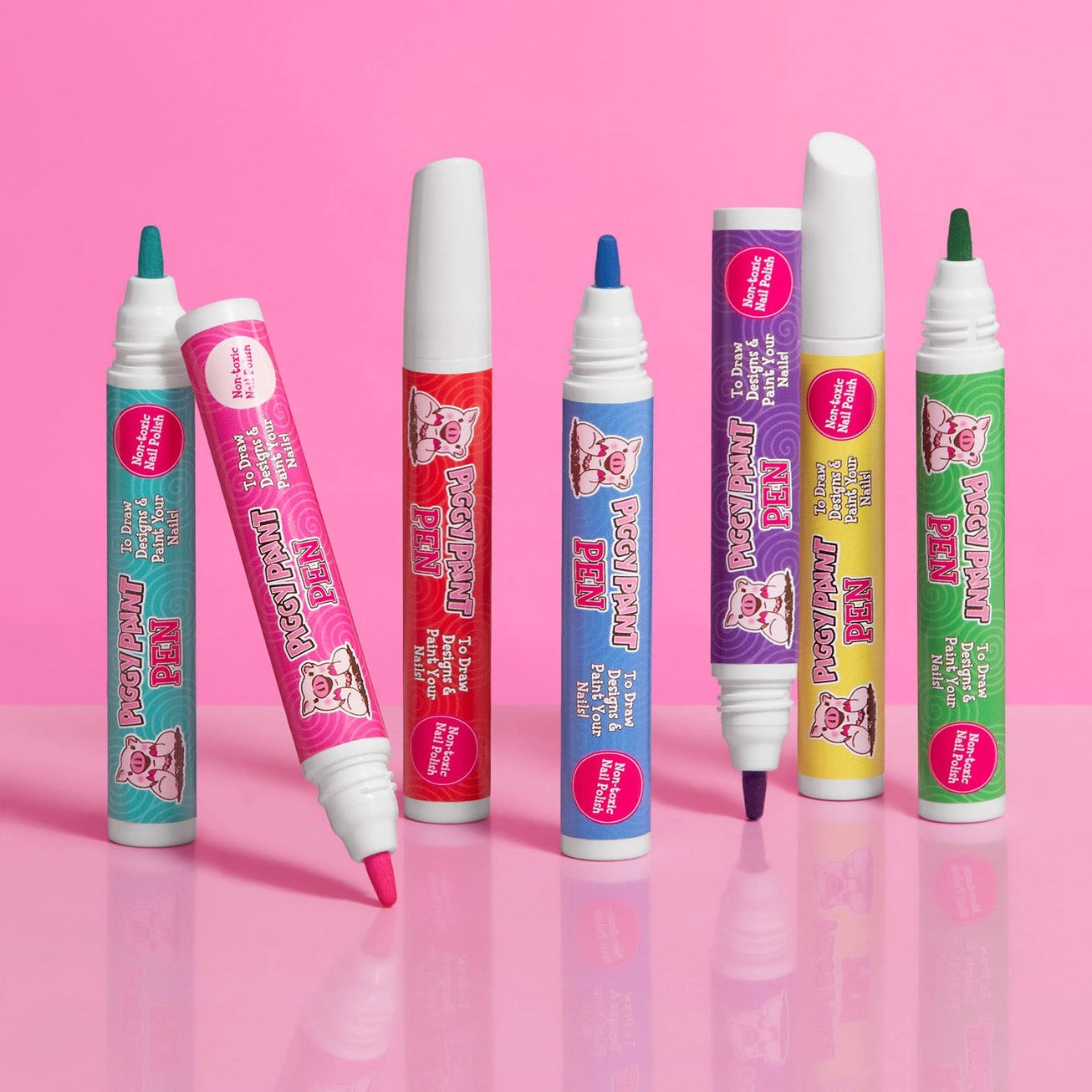 Yippee Yellow Piggy Paint Pen - Kids Non-Toxic Nail Polish