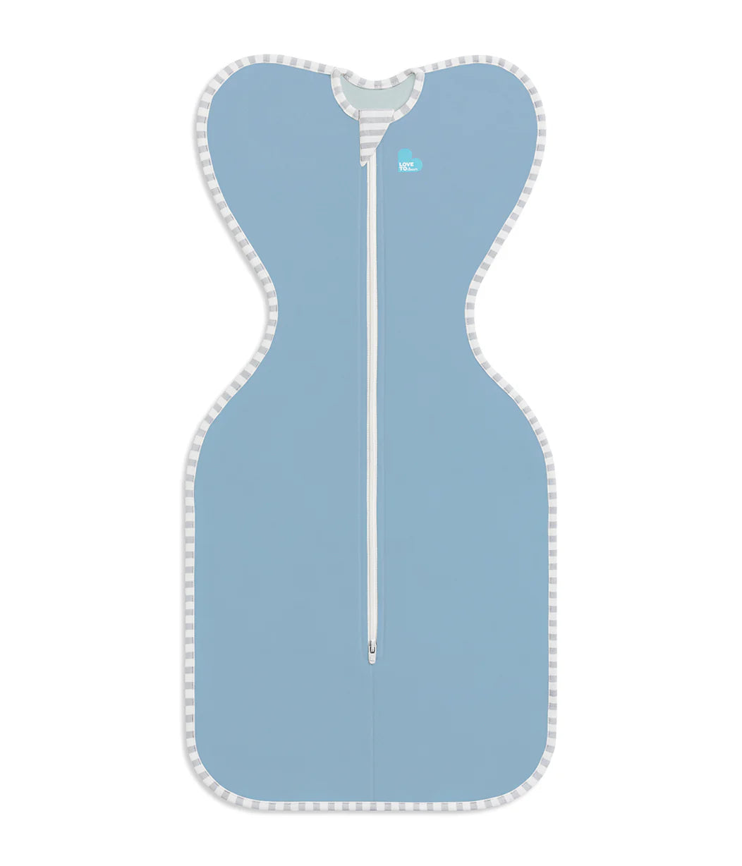 Swaddle Up™ 1.0 Tog Stretch Cotton - Dusty Blue