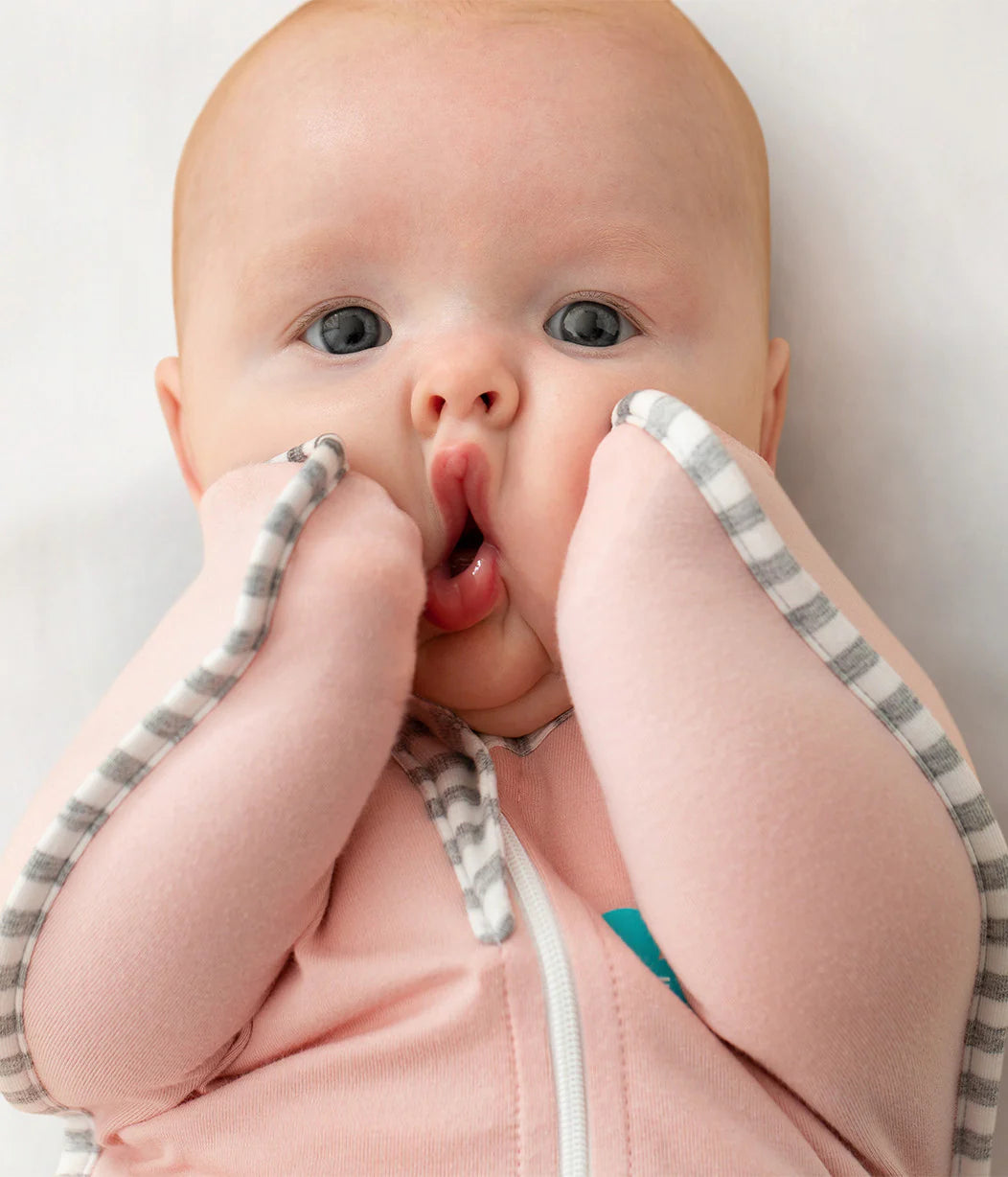 Swaddle Up™ 1.0 Tog Stretch Cotton - Dusty Pink