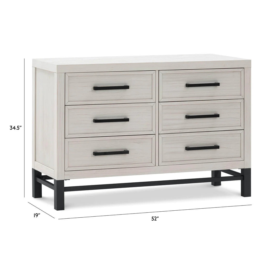 Newbern 6-Drawer Assembled Dresser