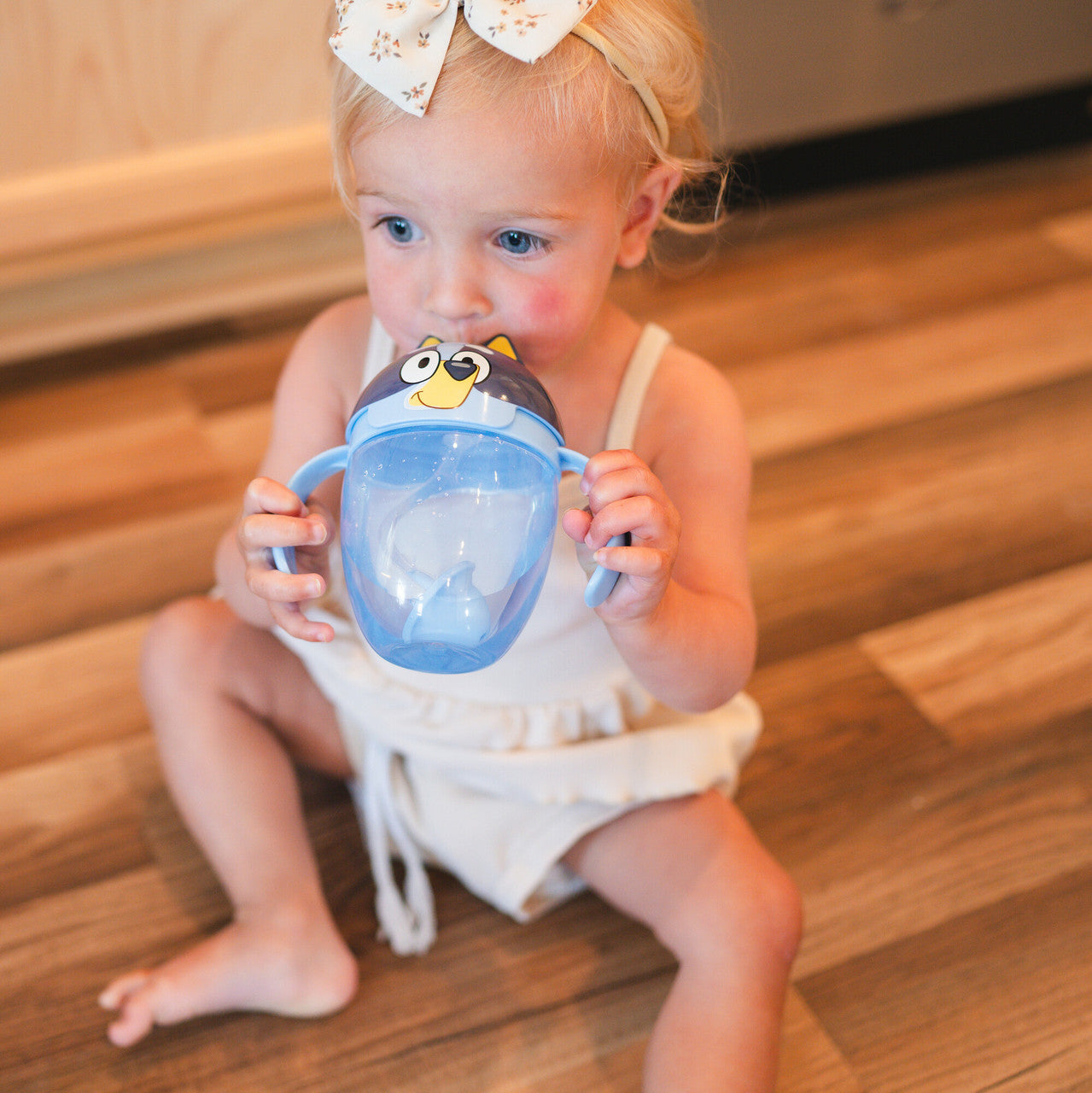 Bluey Weighted Straw Trainer Cup, 7 Oz