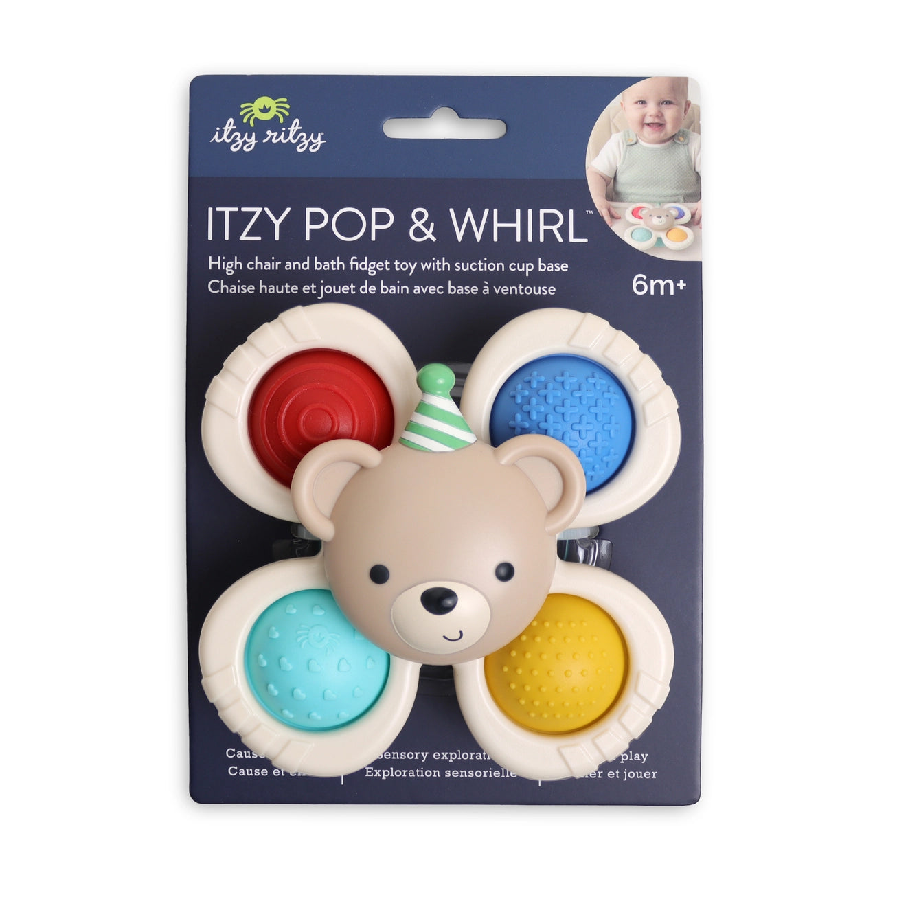 Itzy Pop & Whirl™ - Bath + Travel Toy