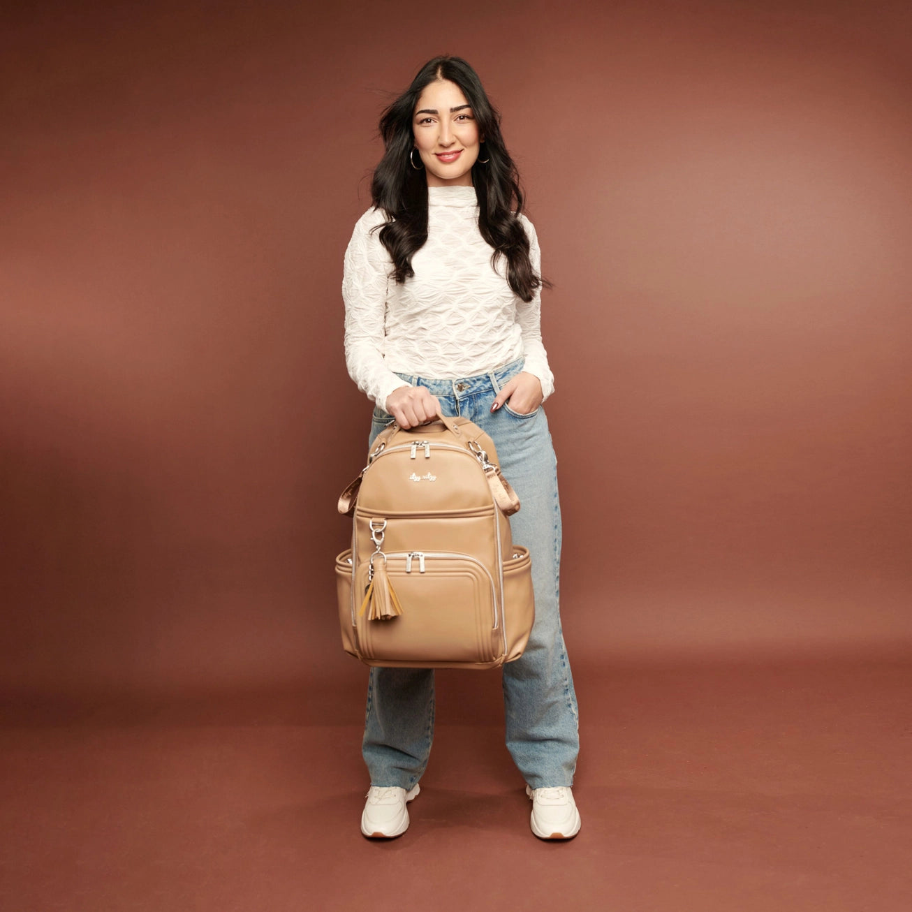 Chai Latte Boss Plus™ Large Diaper Bag Backpack