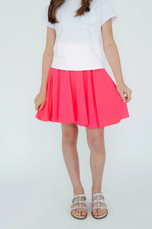 Neon Pink Twirl Skort