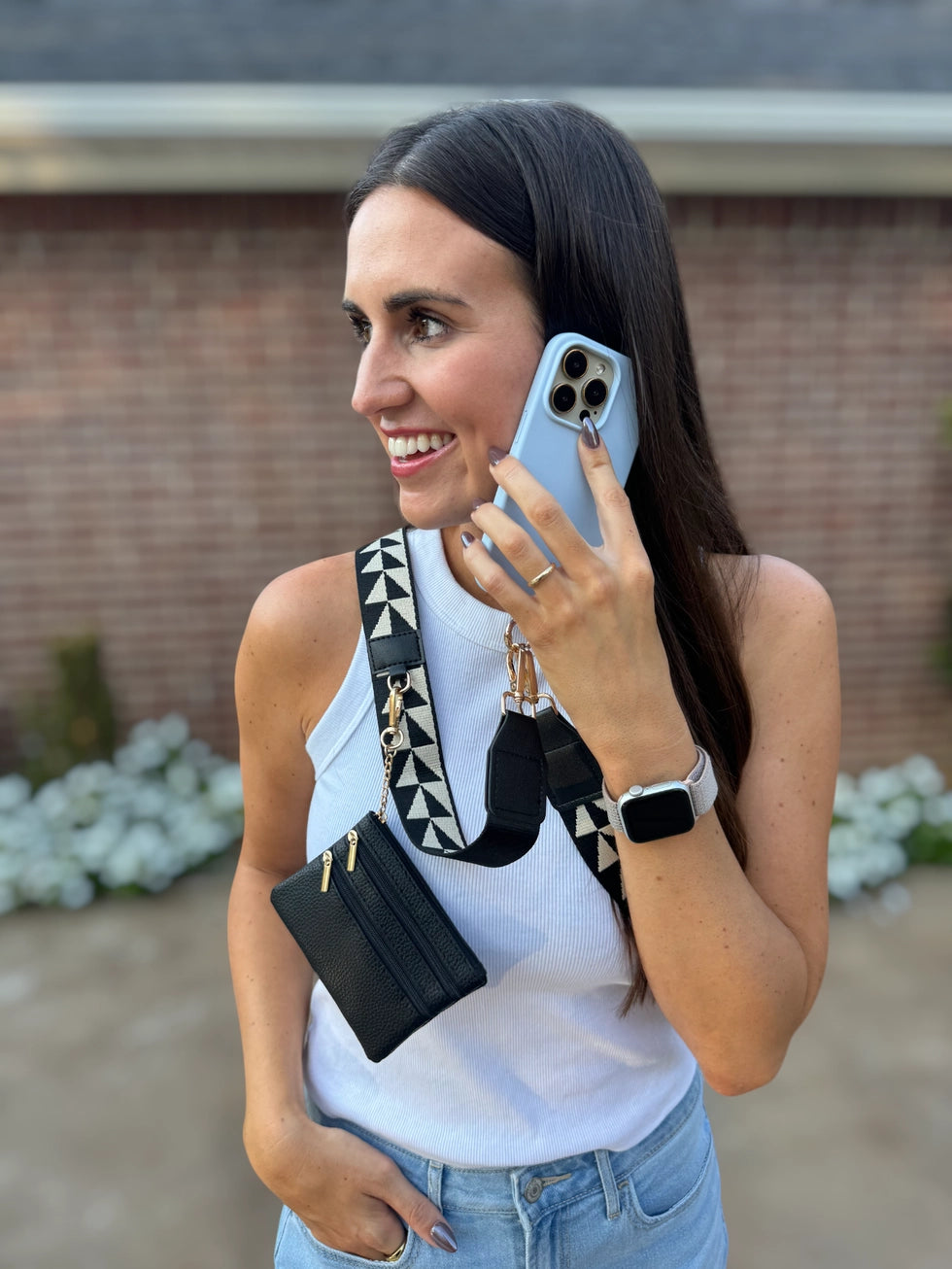 Cell Phone Crossbody - Hot Pink