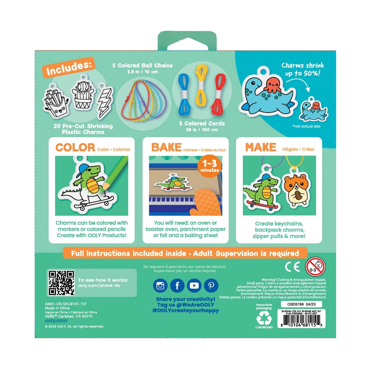 Shrink-Its! Diy Shrink Art Kit - Fun Friends