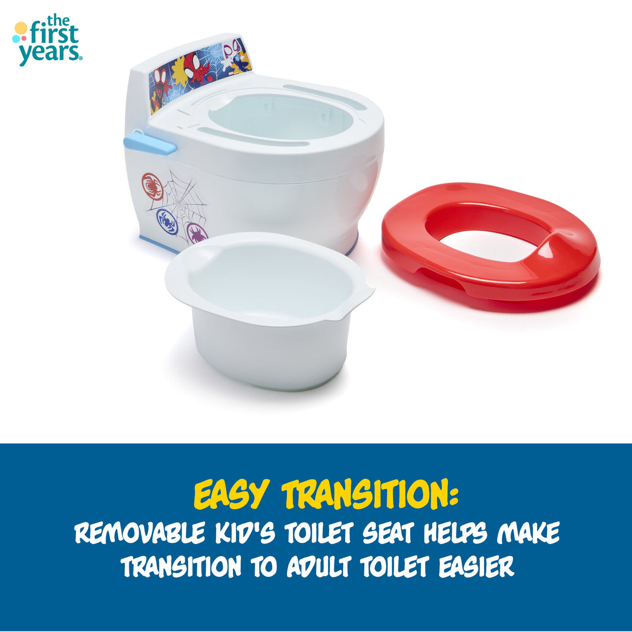 Spidey and his Amazing Friends 2-in-1 Potty & Toddler Toilet Seat