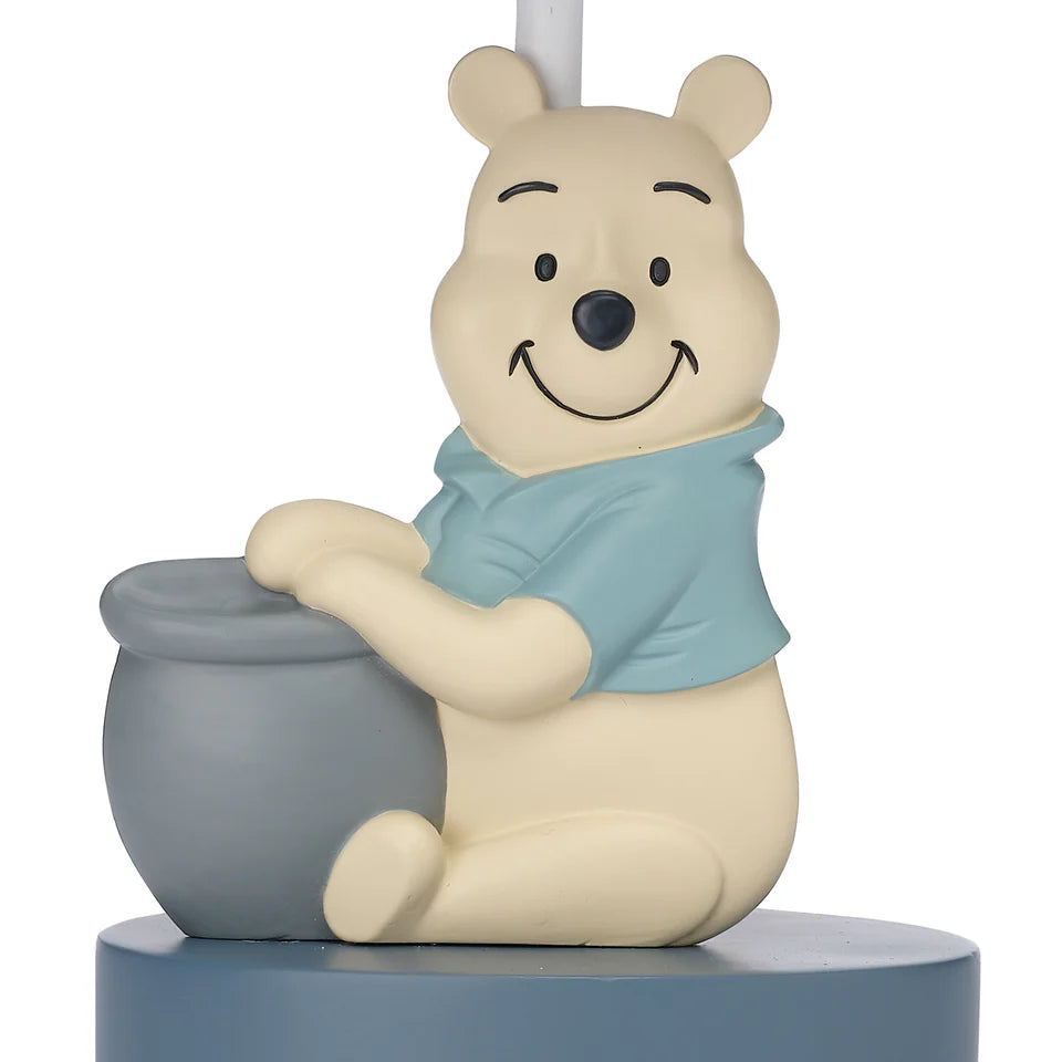 Disney Baby Forever Pooh Gray Lamp with Shade & Bulb