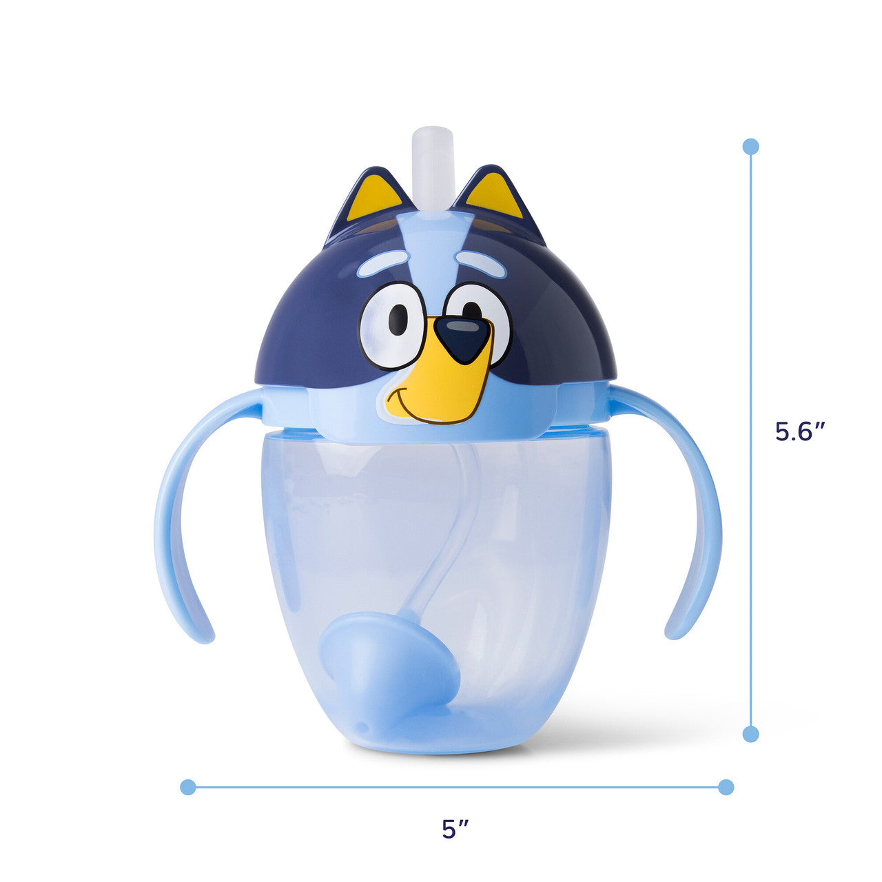 Bluey Weighted Straw Trainer Cup, 7 Oz