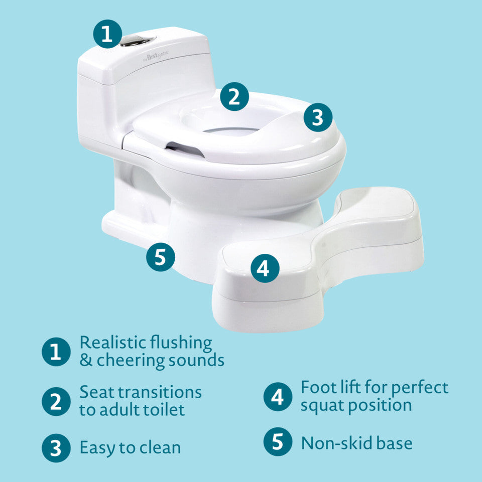 Super Pooper™ Plus Potty Training System with Foot Rest – 2-in-1 Potty Chair and Toddler Potty Seat