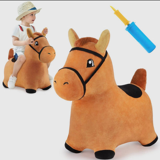Bouncy Pals Brown Horse