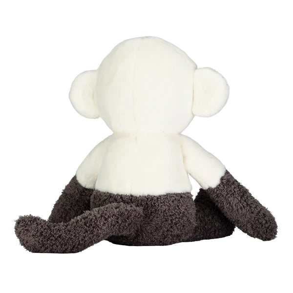 Jungle Party White/Gray Plush Monkey Stuffed Animal Toy - Charlie