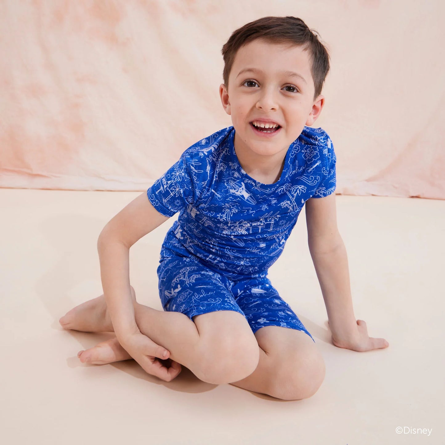 Modal Short Sleeve PJ Set - Lilo + Stitcht