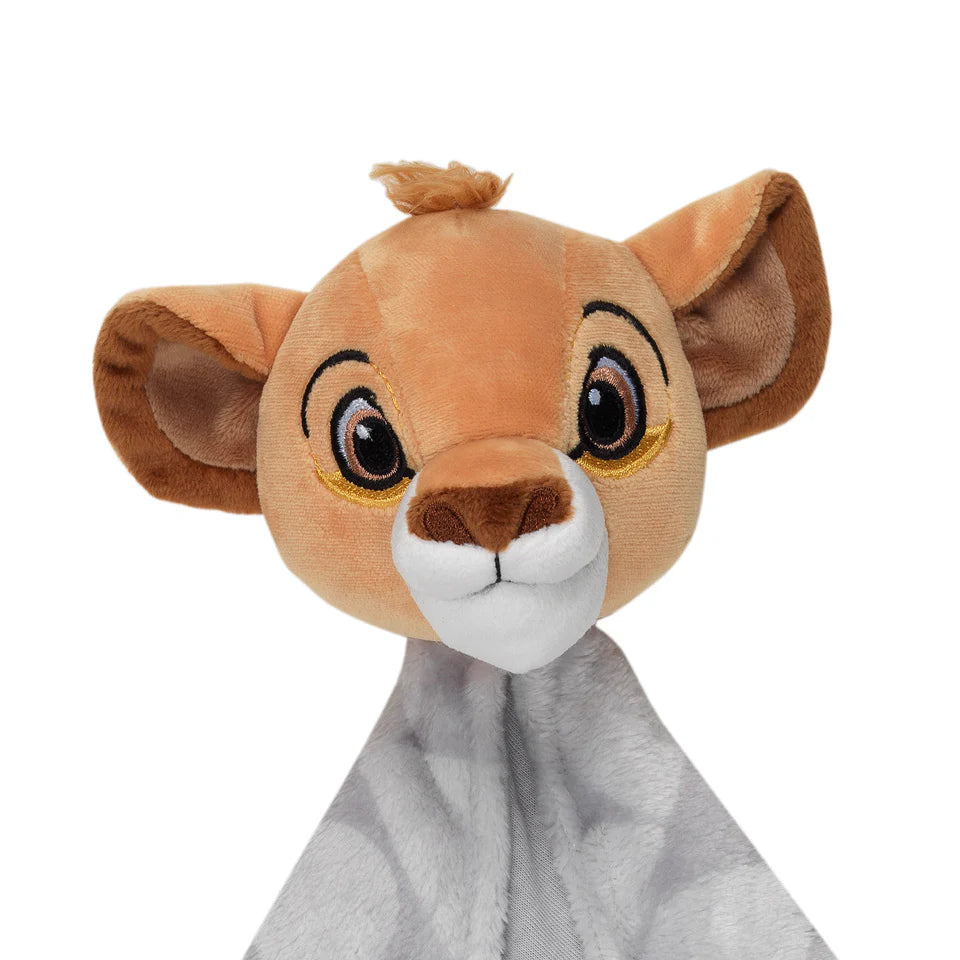 Disney Baby THE LION KING Lovey Gray Plush Security Blanket