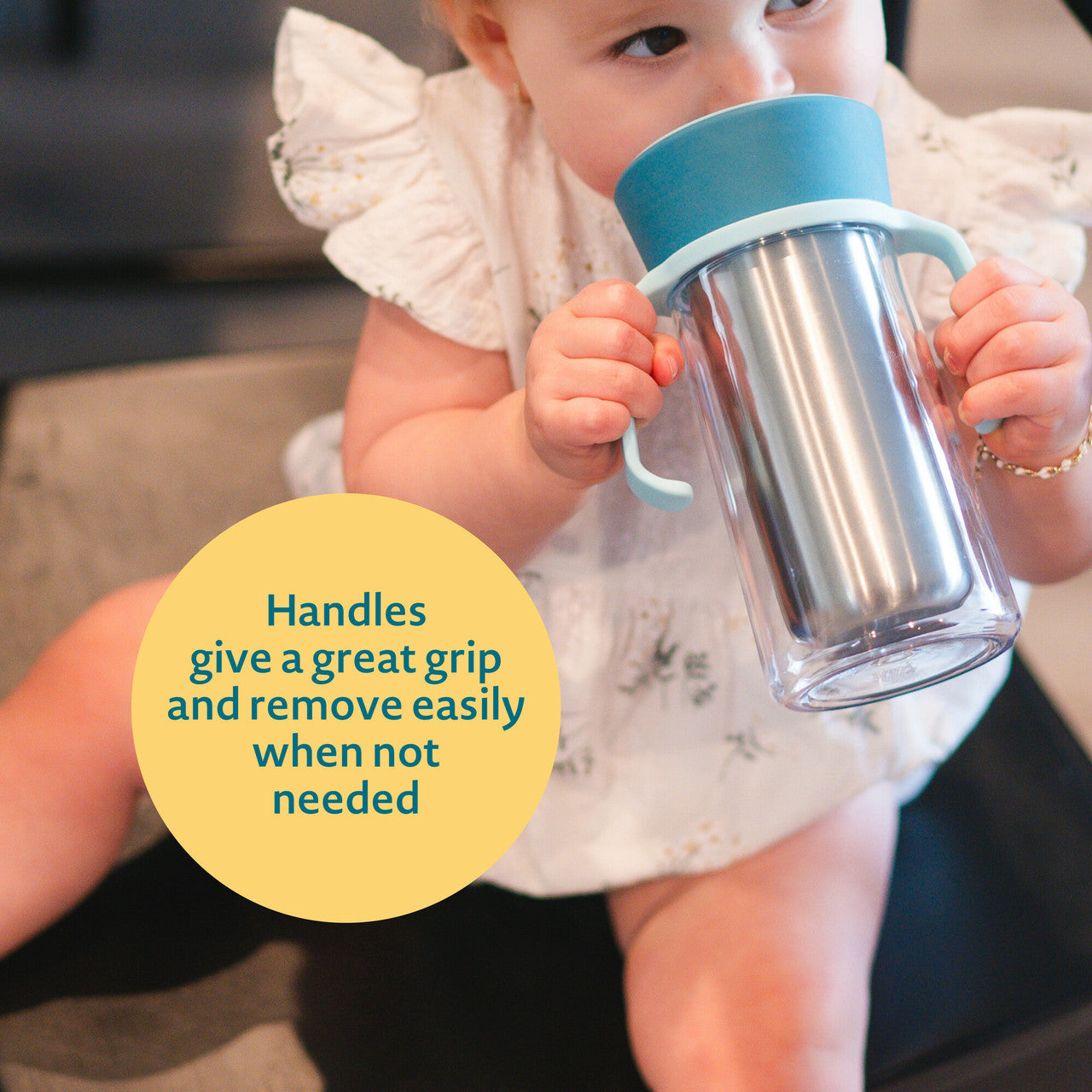 CoolCore™ Insulated Toddler Trainer Cup, 8 Oz - Converts to Water Bottle