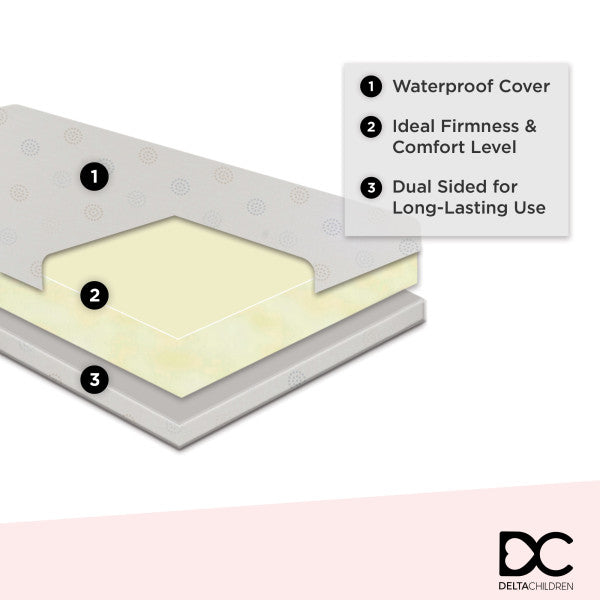 Morning Dove Dual Sided Crib And Toddler Mattress