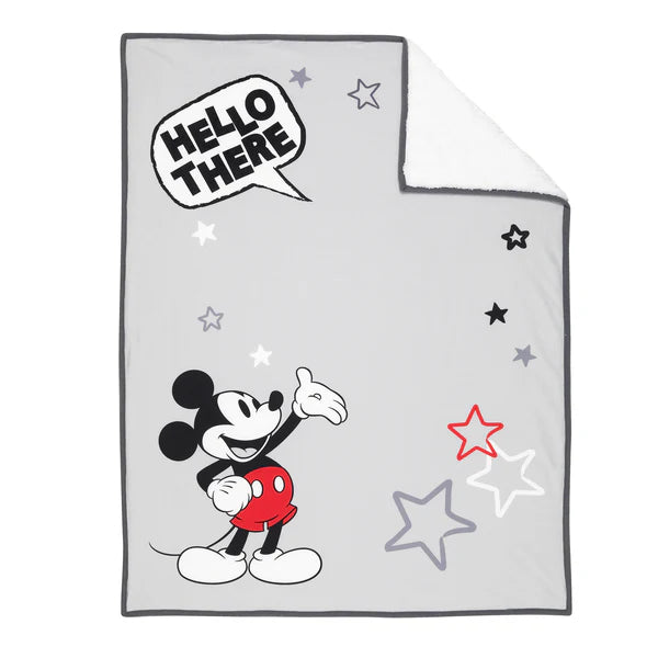 Disney Baby MICKEY MOUSE Picture Perfect Baby Blanket - Gray