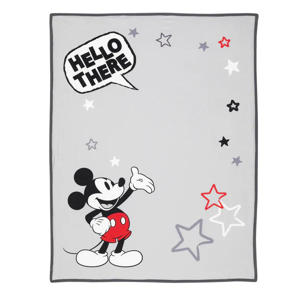 Disney Baby MICKEY MOUSE Picture Perfect Baby Blanket - Gray