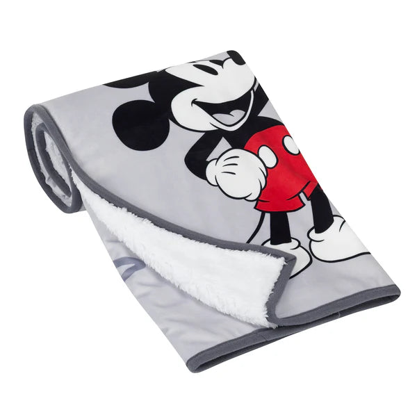 Disney Baby MICKEY MOUSE Picture Perfect Baby Blanket - Gray