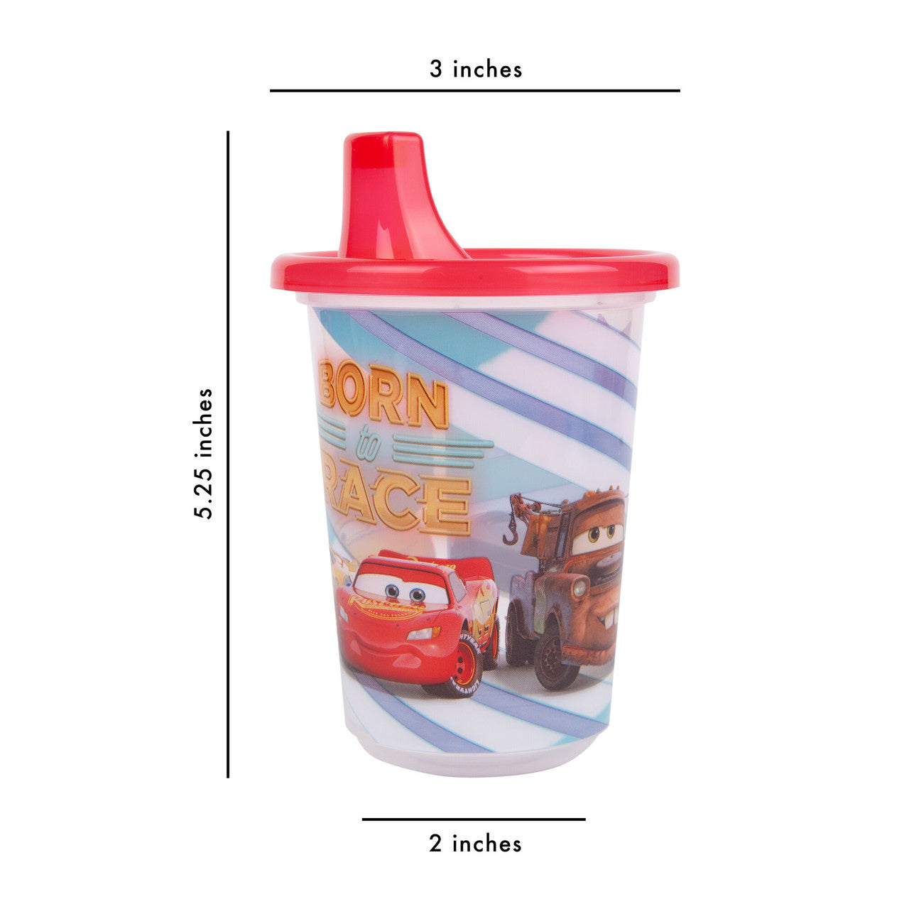 Take & Toss Disney/Pixar Cars Sippy Cups with Lids, 10 Oz - 3 Pack