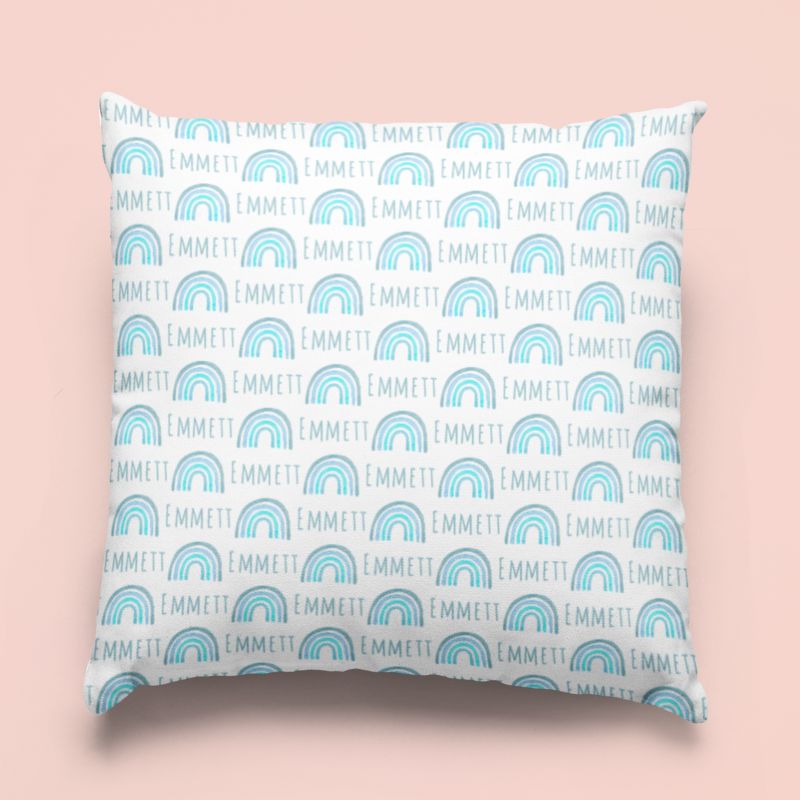 Sugar + Maple Custom Pillow | Rainbows