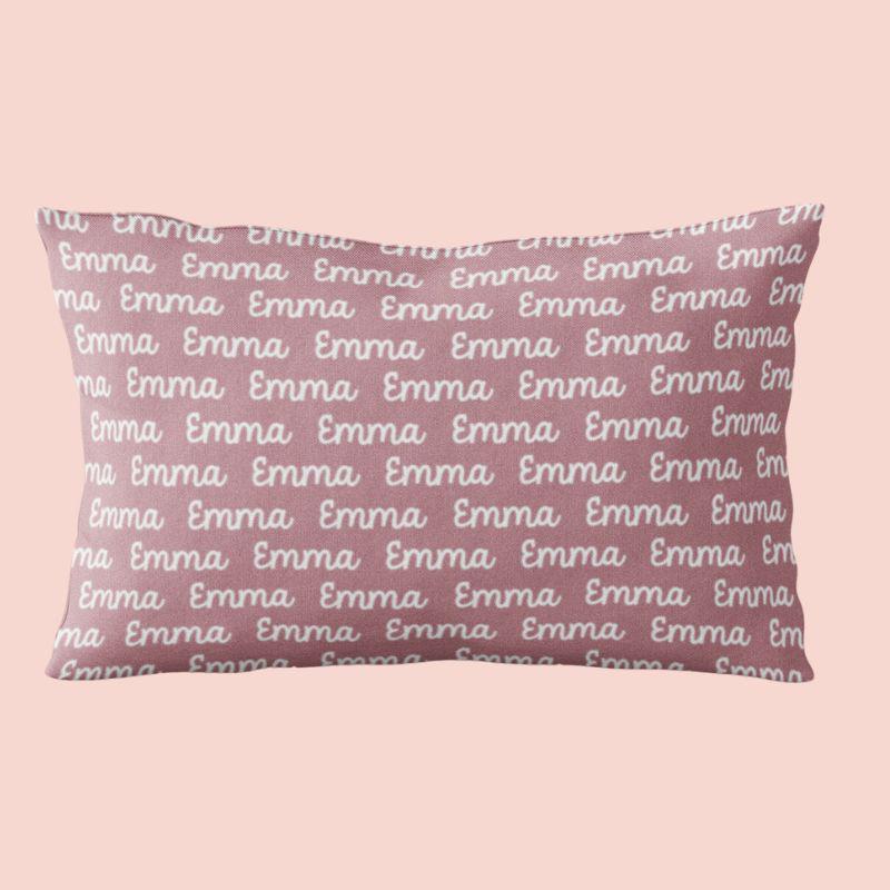 Sugar + Maple Custom Pillow | Repeating Name
