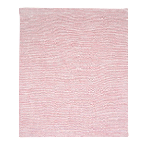 Signature Pink/White 100% Cotton Marl Textured Knit Baby Blanket