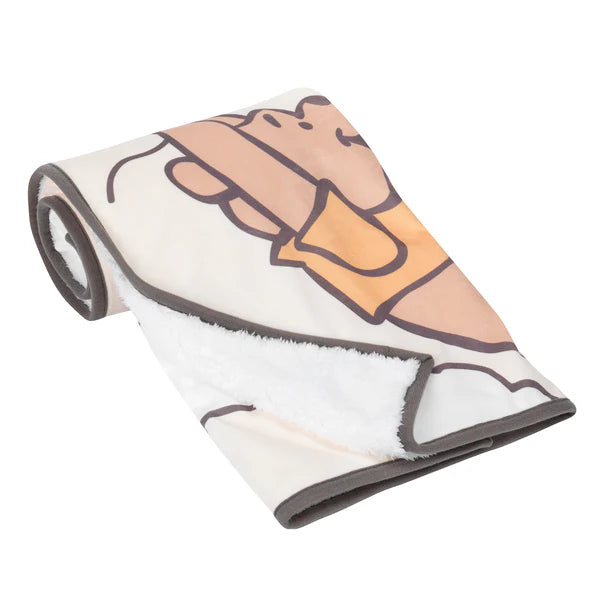 Disney Baby WINNIE THE POOH Picture Perfect Faux Shearling Baby Blanket