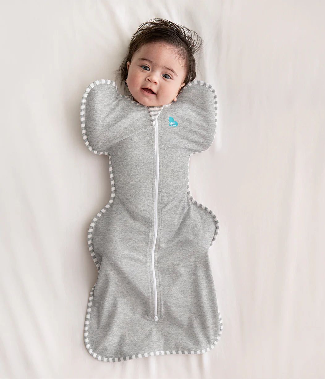 Swaddle Up™ 1.0 Tog Stretch Cotton - Grey