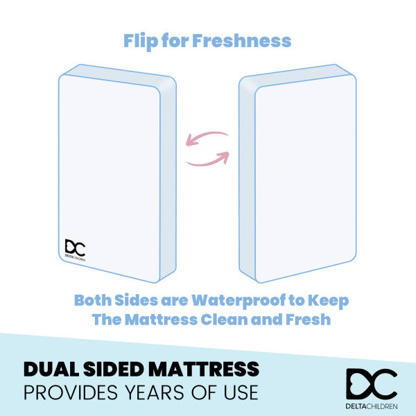 Morning Dove Dual Sided Crib And Toddler Mattress