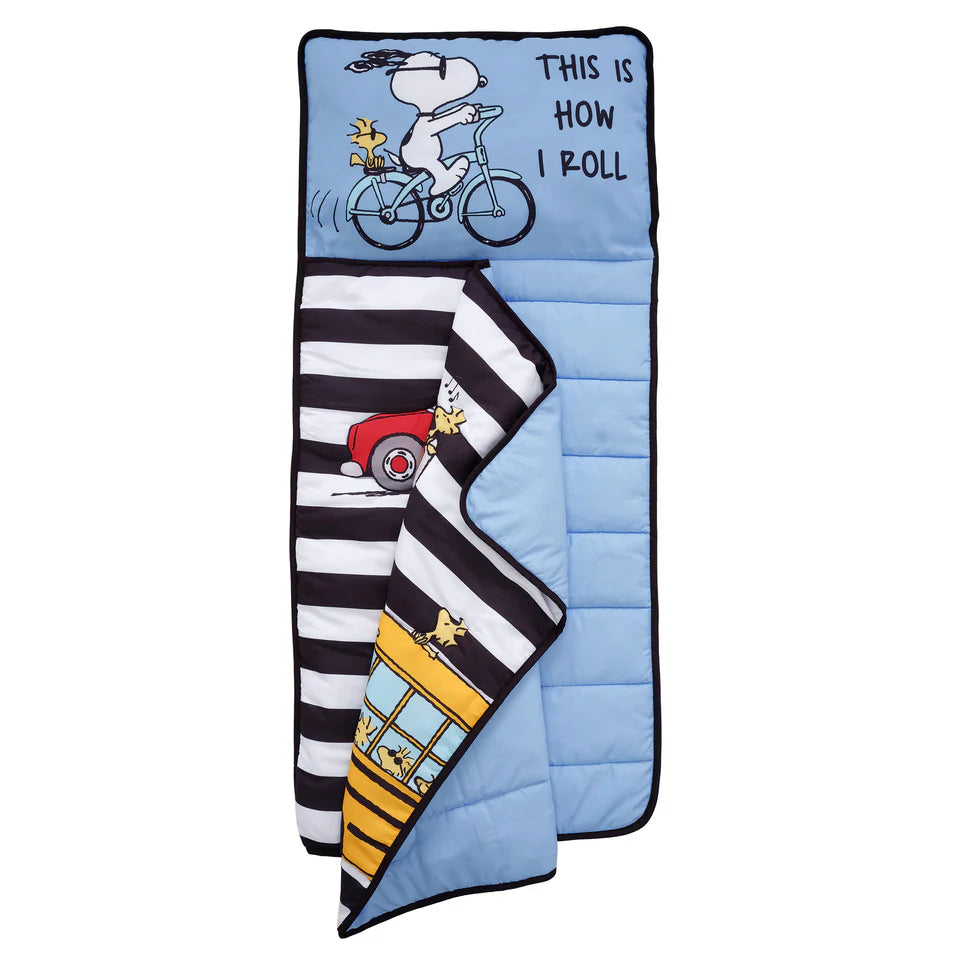 Snoopy & Woodstock Peanuts Transportation Toddler Nap Mat